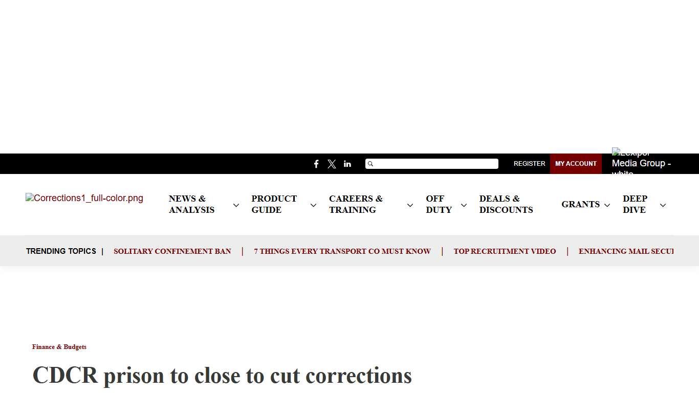 CDCR to close California Rehabilitation Center by fall 2026