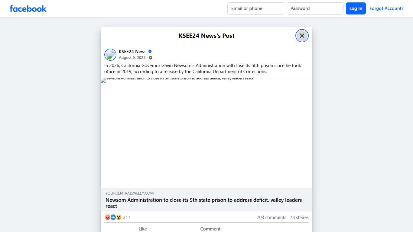 KSEE24 News - In 2026, California Governor Gavin Newsom’s... Facebook